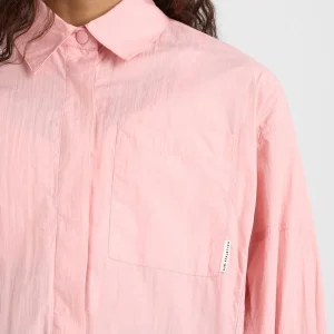 Shop Aje ATHLETICA Panelled Batwing Shirt 406 Millennial Pink