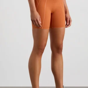 Online Aje ATHLETICA Panelled Bike Shorts 615 Copper Orange