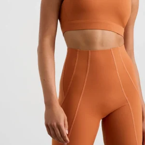 Online Aje ATHLETICA Panelled Bike Shorts 615 Copper Orange