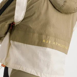 Best Sale Aje ATHLETICA Panelled Hybrid Jacket 748 Soft Khaki-Multi