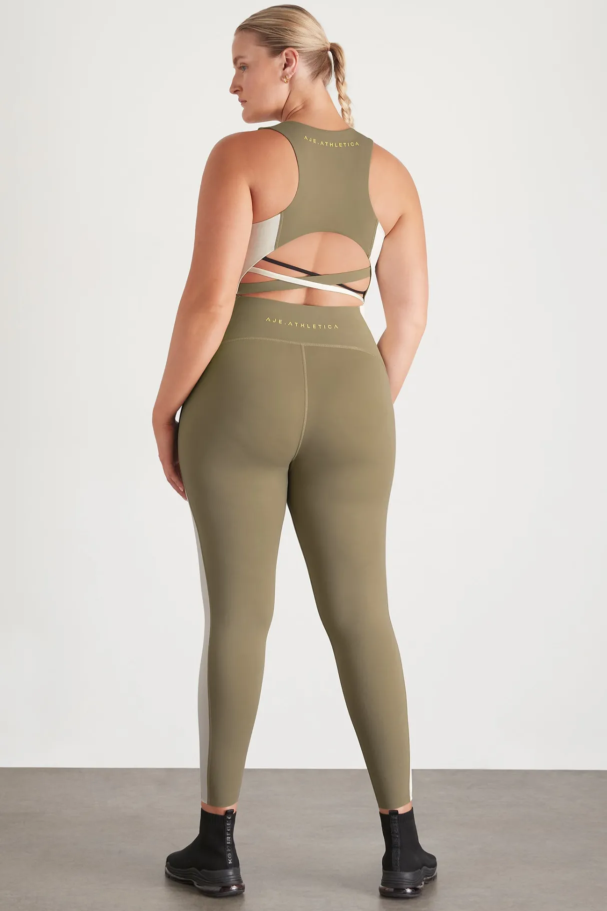 panelled_legging__15.webp Best Aje ATHLETICA Panelled Legging 211 Soft Khaki Multi