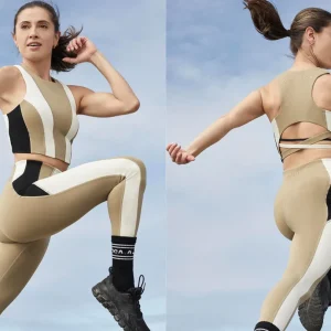Best Aje ATHLETICA Panelled Legging 211 Soft Khaki Multi