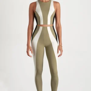 Best Aje ATHLETICA Panelled Legging 211 Soft Khaki Multi