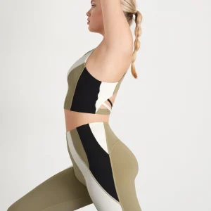Best Aje ATHLETICA Panelled Legging 211 Soft Khaki Multi