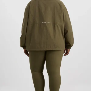 Clearance Aje ATHLETICA Panelled Spray Jacket 784 Deep Khaki