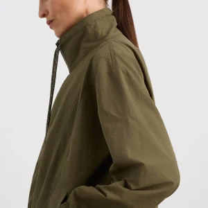 Clearance Aje ATHLETICA Panelled Spray Jacket 784 Deep Khaki