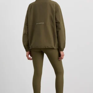 Clearance Aje ATHLETICA Panelled Spray Jacket 784 Deep Khaki