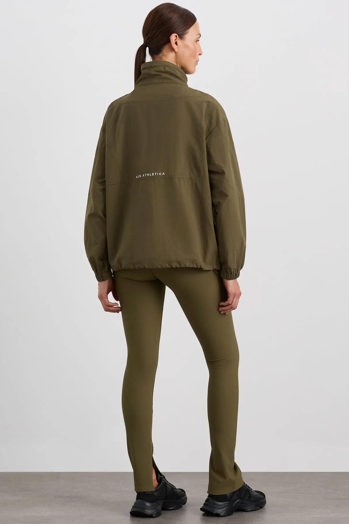 panelled_spray_jacket__4.webp Clearance Aje ATHLETICA Panelled Spray Jacket 784 Deep Khaki