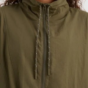 Clearance Aje ATHLETICA Panelled Spray Jacket 784 Deep Khaki