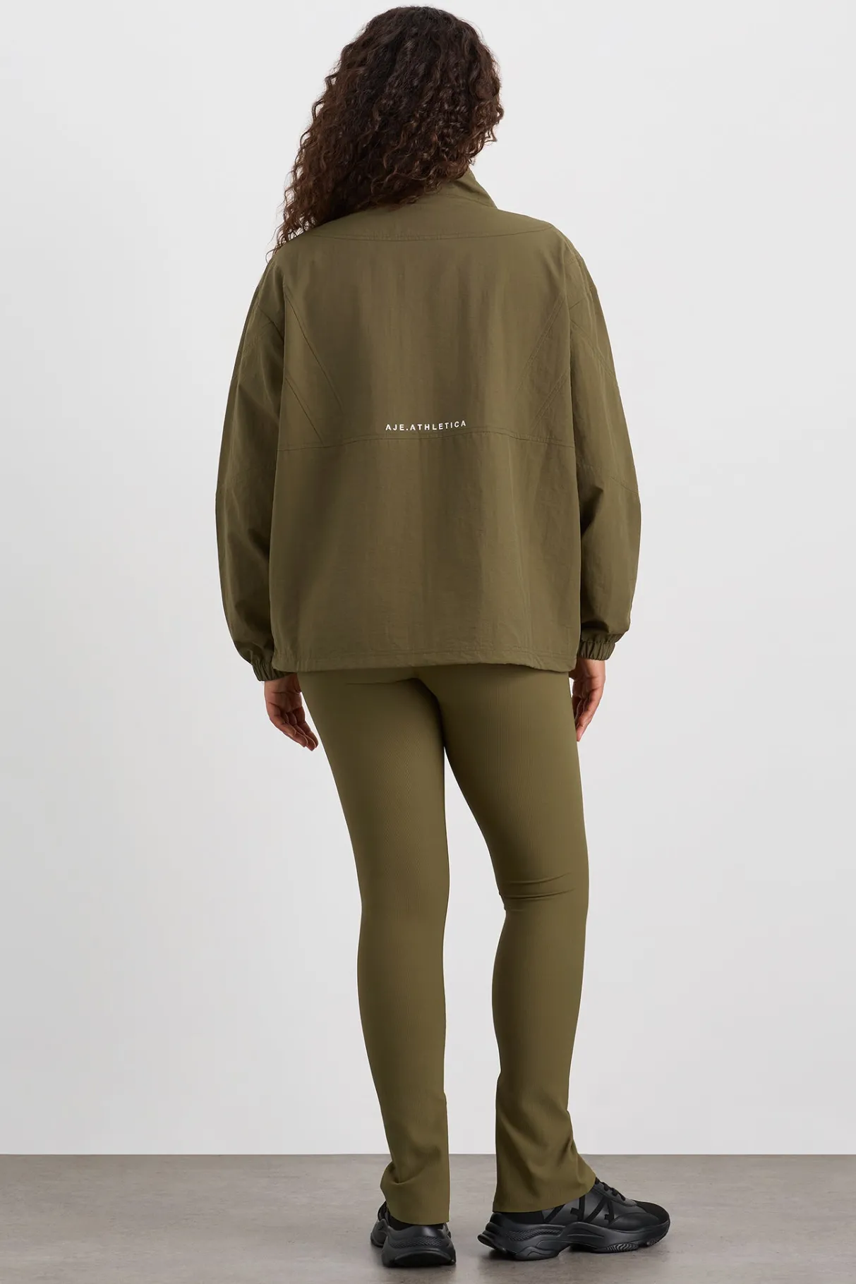 panelled_spray_jacket__8.webp Clearance Aje ATHLETICA Panelled Spray Jacket 784 Deep Khaki
