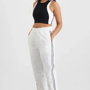 Sale Aje ATHLETICA Panelled Spray Pants 511 White/Black