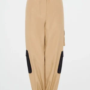 Cheap Aje ATHLETICA Parachute Pants 511 Natural Tan / Black