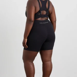 Fashion Aje ATHLETICA Peached Mid Length Bike Short 601 Black
