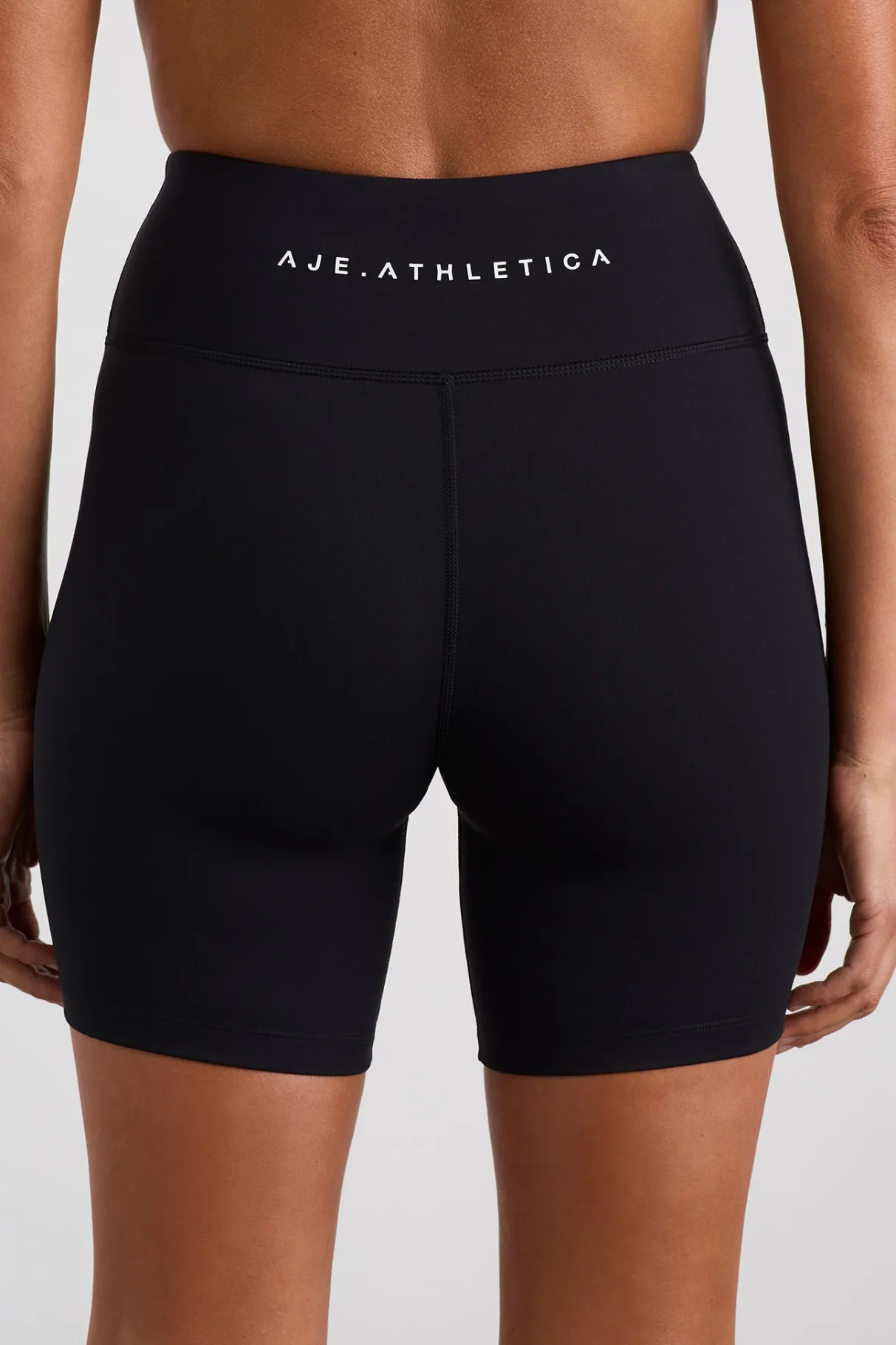 peached_mid_length_bike_short__3.webp Fashion Aje ATHLETICA Peached Mid Length Bike Short 601 Black