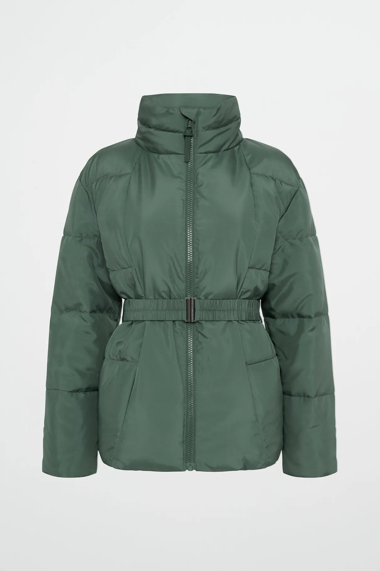 peplum_puffer__1.webp Online Aje ATHLETICA Peplum Puffer 753 Moss Green