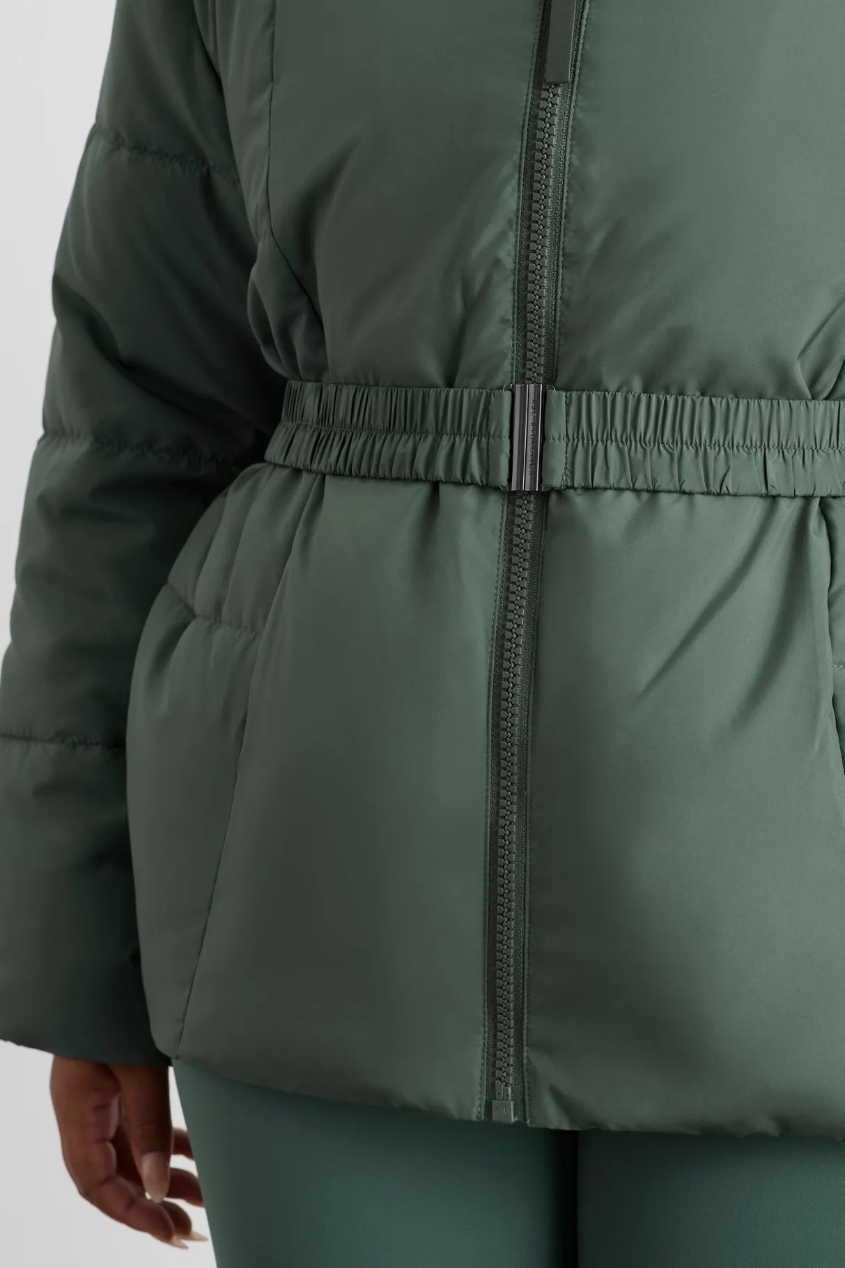 peplum_puffer__15.webp Online Aje ATHLETICA Peplum Puffer 753 Moss Green