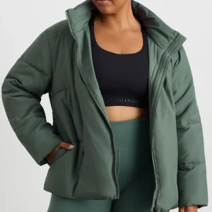 Online Aje ATHLETICA Peplum Puffer 753 Moss Green