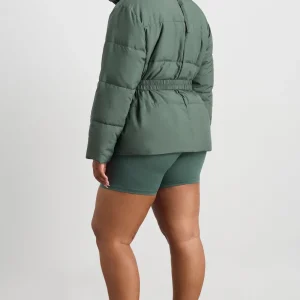 Online Aje ATHLETICA Peplum Puffer 753 Moss Green