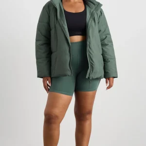 Online Aje ATHLETICA Peplum Puffer 753 Moss Green
