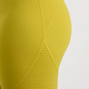 Flash Sale Aje ATHLETICA Perforated Hem Mid Length Short 601 Solar Blaze