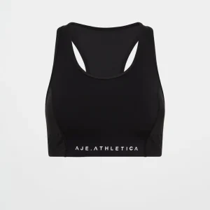 Flash Sale Aje ATHLETICA Perforated Racer Sports Bra 339 Black/Reflective