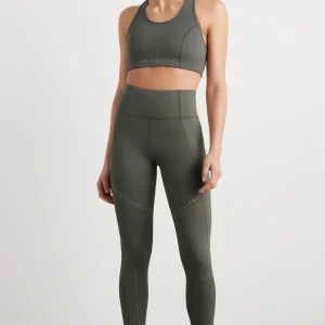 Cheap Aje ATHLETICA Perforated Racer Sports Bra 339 Midnight Grey/Reflective