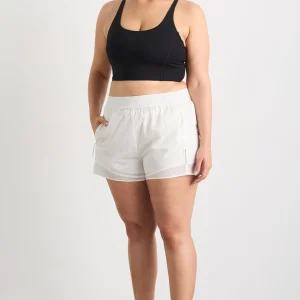 Clearance Aje ATHLETICA Perforated Shorts 608 White