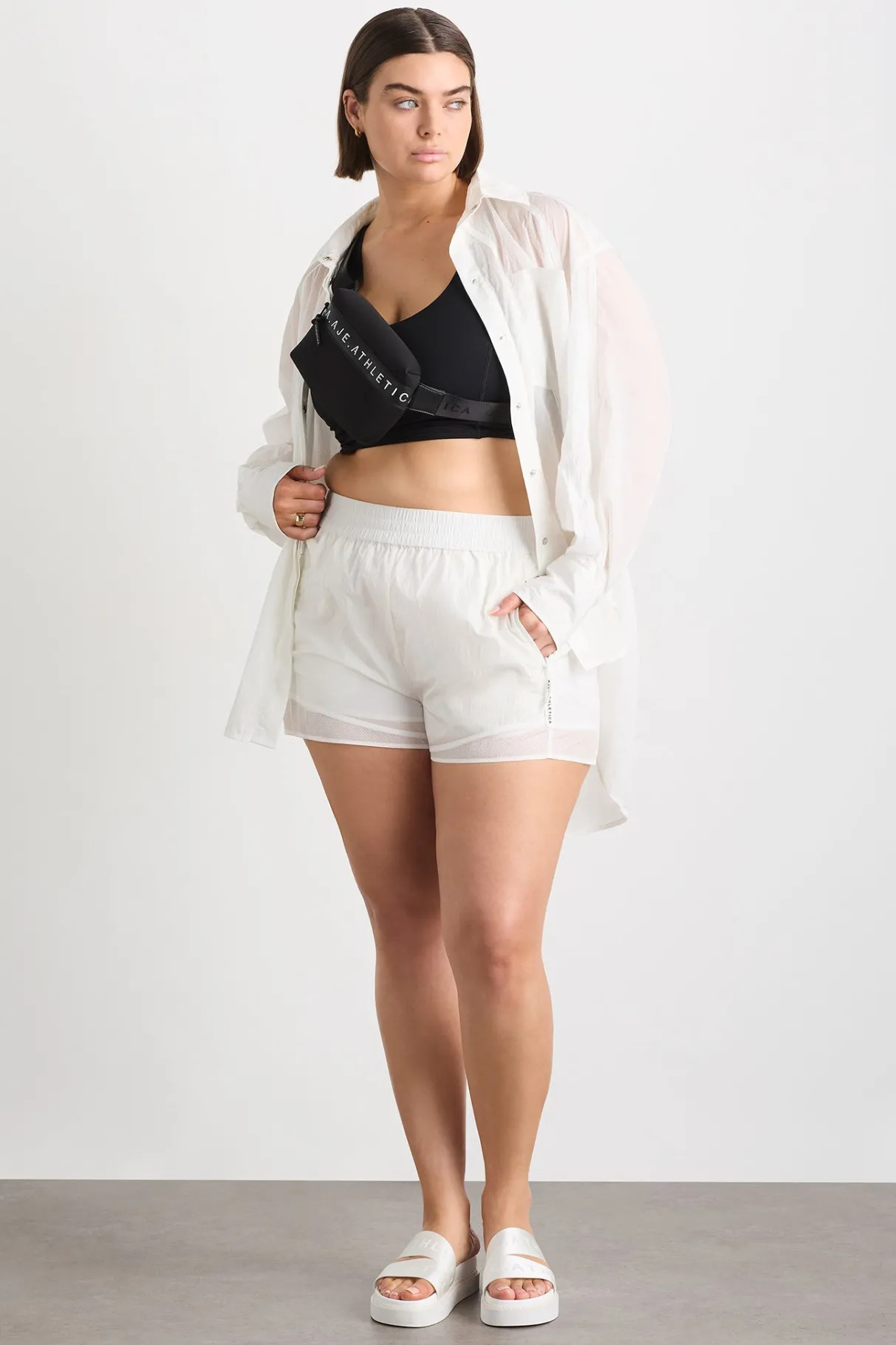 perforated_shorts__17.webp Clearance Aje ATHLETICA Perforated Shorts 608 White
