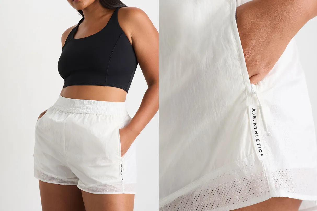 perforated_shorts__18.webp Clearance Aje ATHLETICA Perforated Shorts 608 White