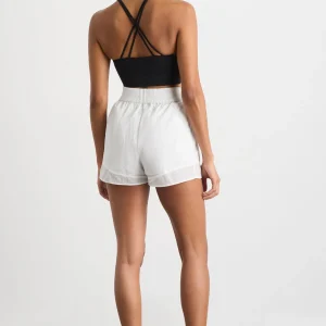 Clearance Aje ATHLETICA Perforated Shorts 608 White