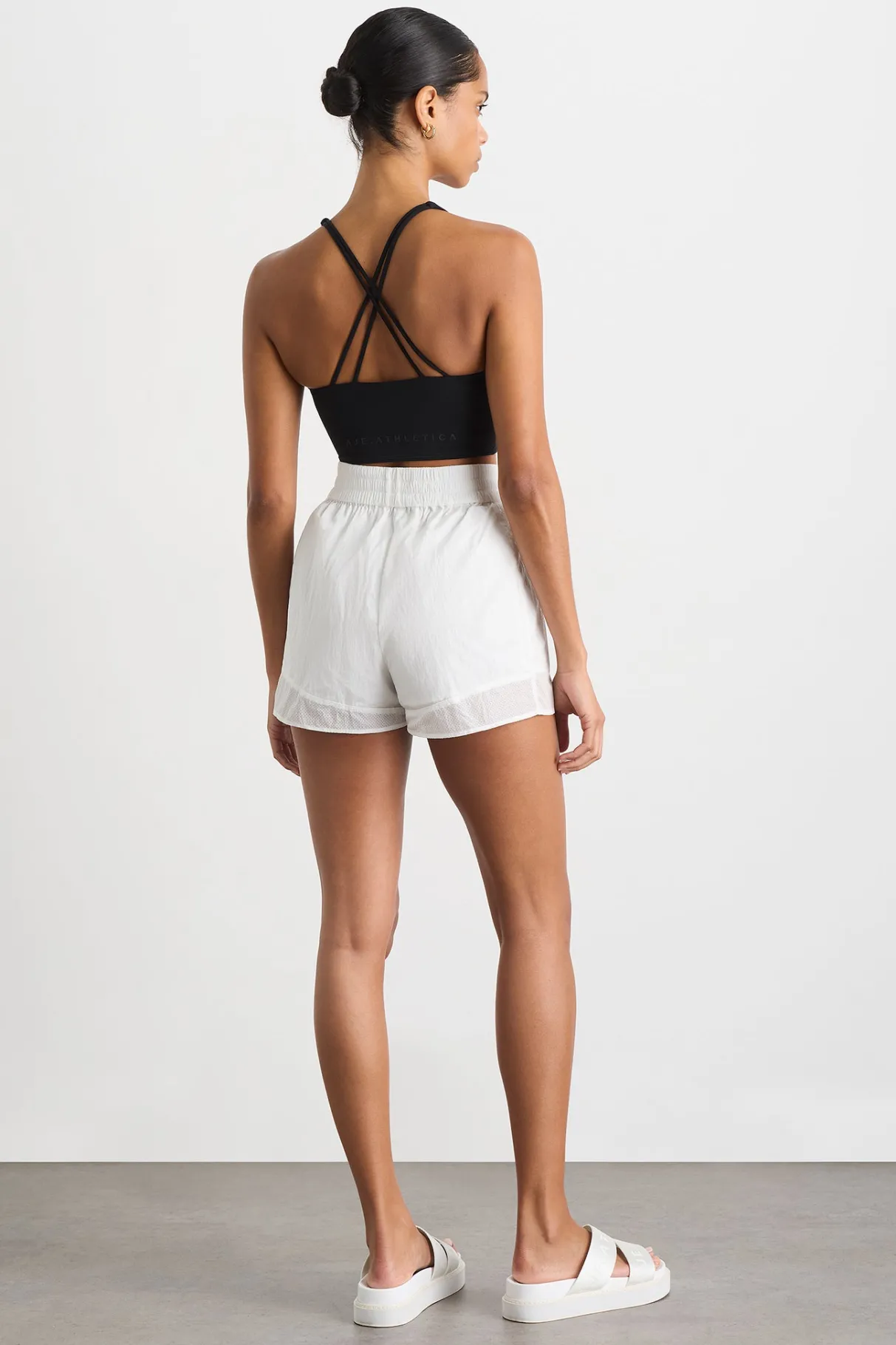 perforated_shorts__5.webp Clearance Aje ATHLETICA Perforated Shorts 608 White