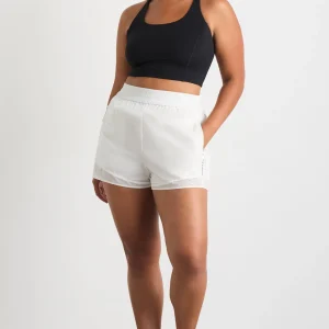 Clearance Aje ATHLETICA Perforated Shorts 608 White