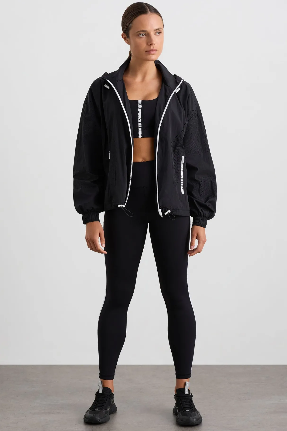 perforated_spray_jacket__0.webp Online Aje ATHLETICA Perforated Spray Jacket 755 Black
