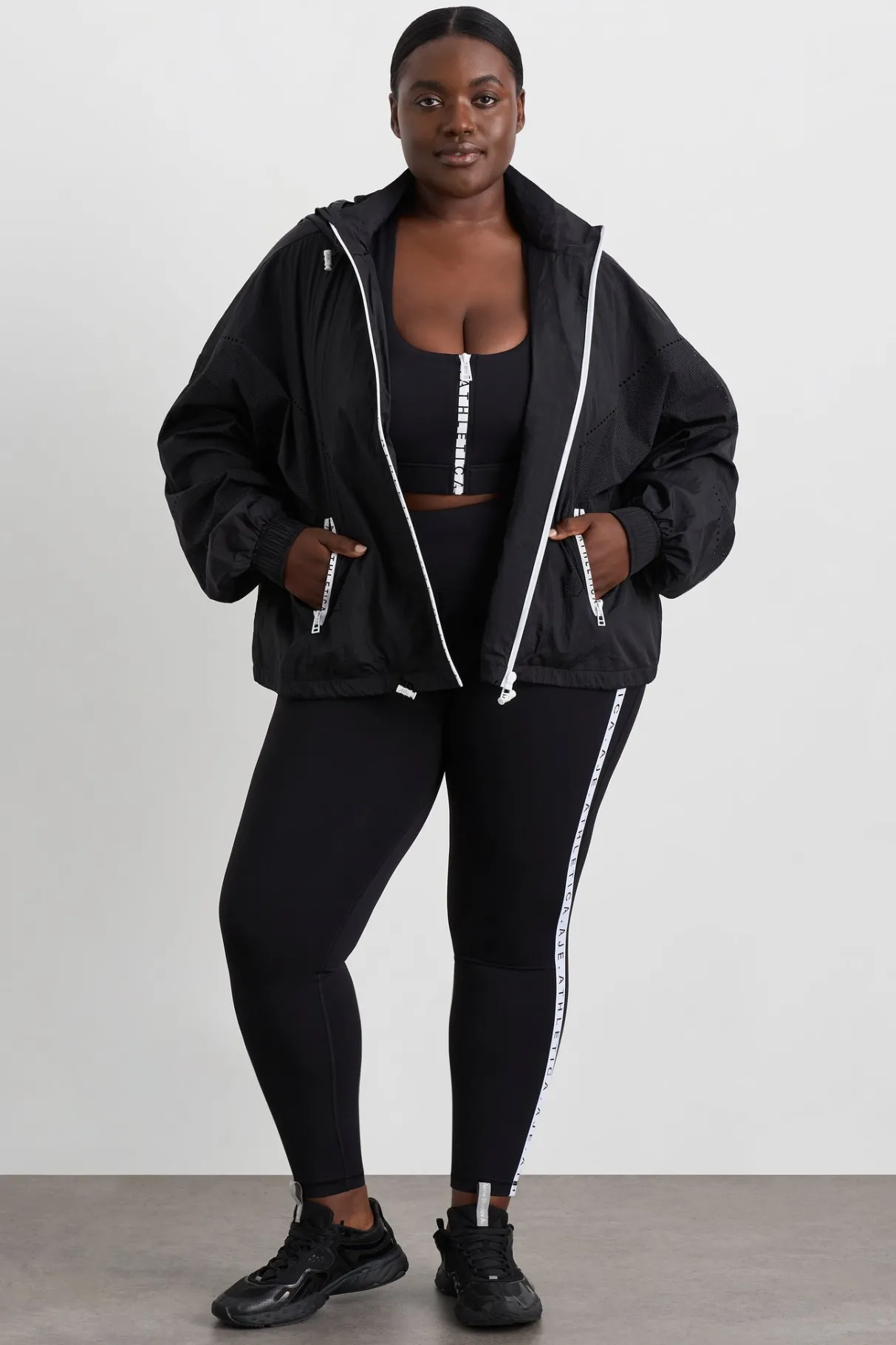 perforated_spray_jacket__10.webp Online Aje ATHLETICA Perforated Spray Jacket 755 Black