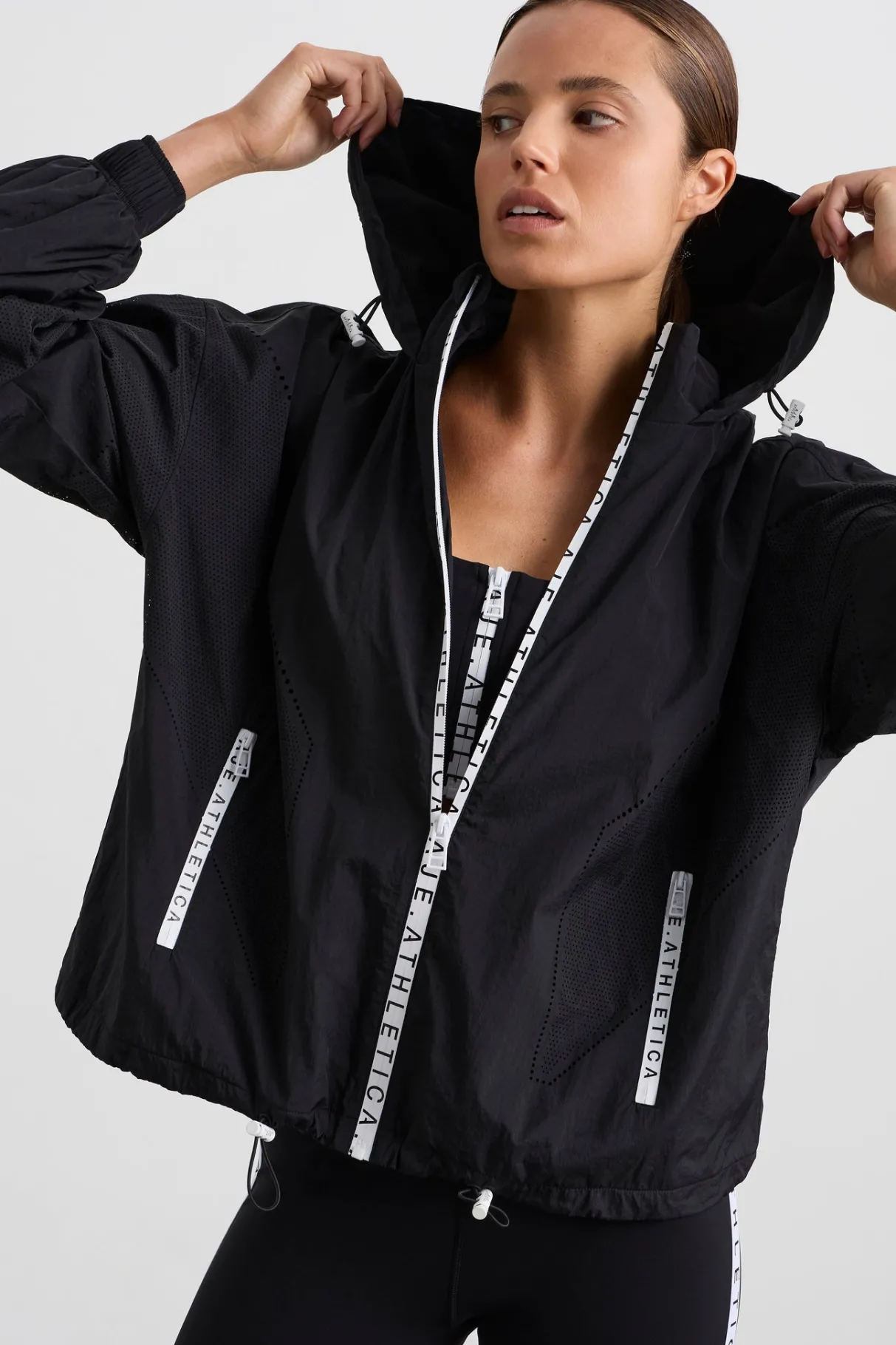 perforated_spray_jacket__2.webp Online Aje ATHLETICA Perforated Spray Jacket 755 Black