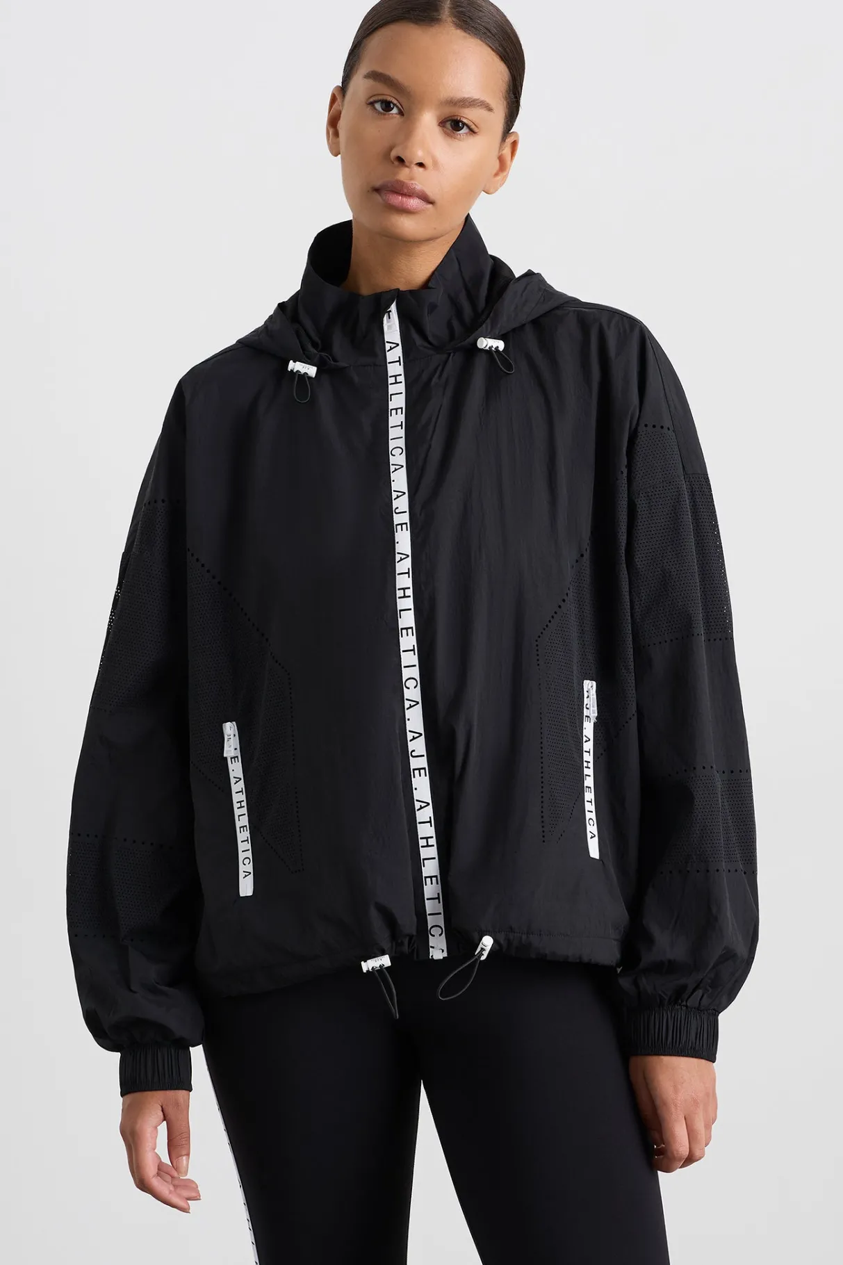 perforated_spray_jacket__4.webp Online Aje ATHLETICA Perforated Spray Jacket 755 Black