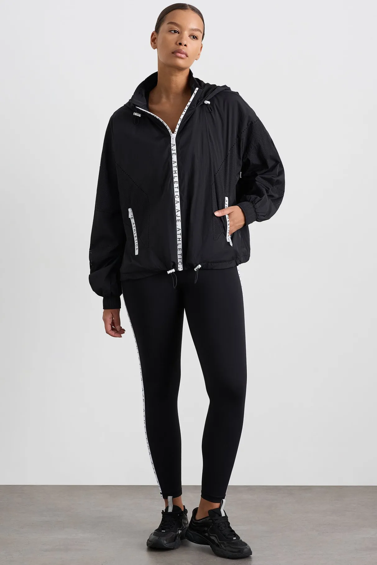 perforated_spray_jacket__5.webp Online Aje ATHLETICA Perforated Spray Jacket 755 Black