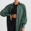 Store Aje ATHLETICA Perforated Spray Shirt 406 Moss Green