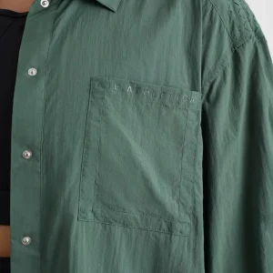 Store Aje ATHLETICA Perforated Spray Shirt 406 Moss Green
