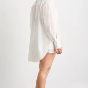 Flash Sale Aje ATHLETICA Perforated Spray Shirt 406 White
