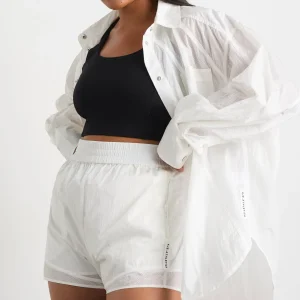 Flash Sale Aje ATHLETICA Perforated Spray Shirt 406 White
