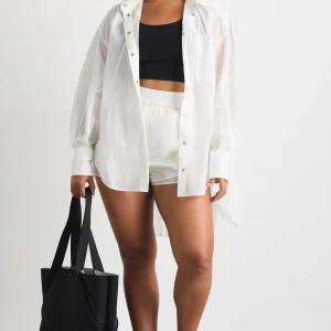 Flash Sale Aje ATHLETICA Perforated Spray Shirt 406 White