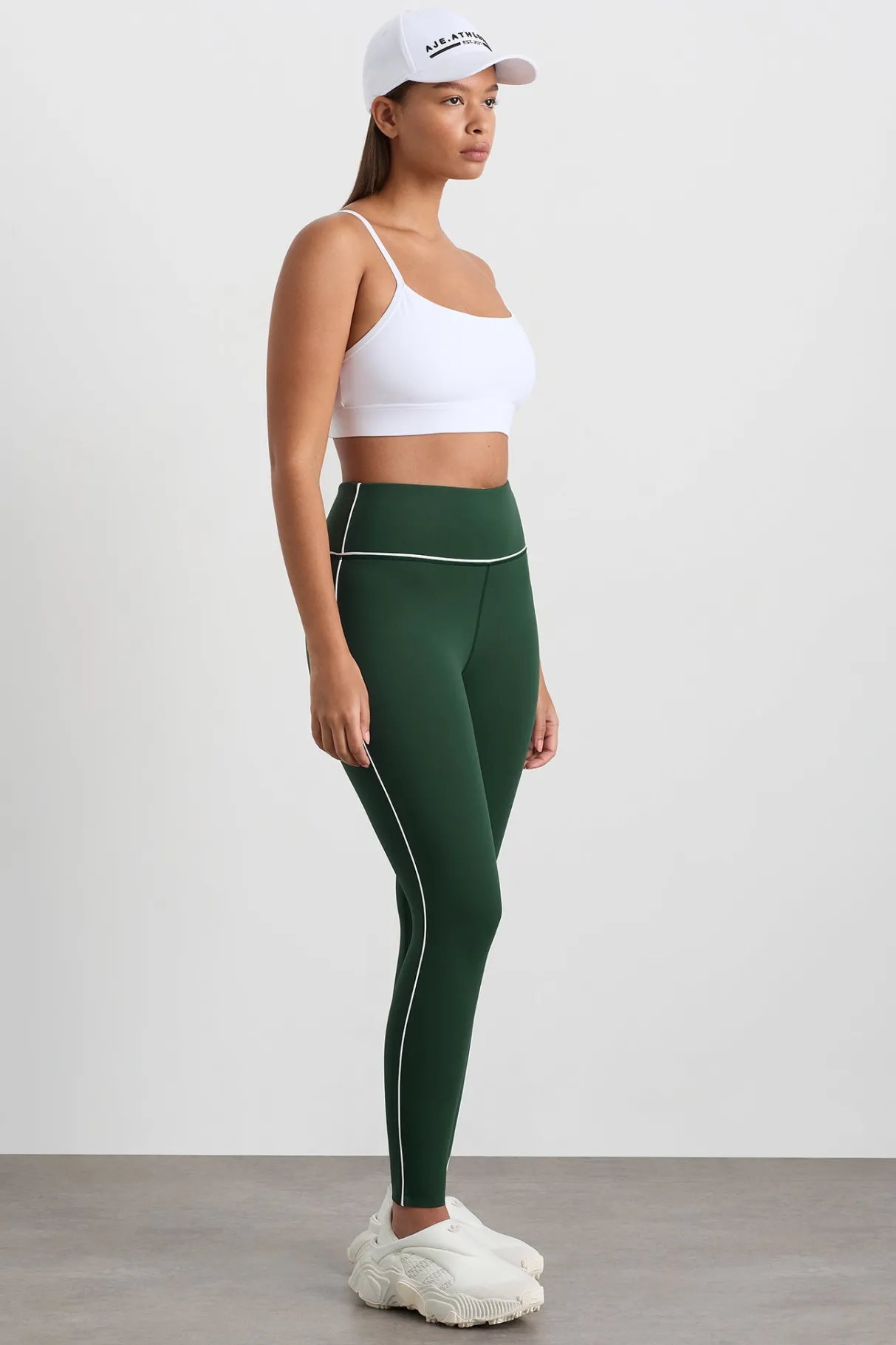 piped_leggings__6.webp Shop Aje ATHLETICA 7/8 Piped Leggings 203 Pine Green White