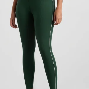 Shop Aje ATHLETICA 7/8 Piped Leggings 203 Pine Green White