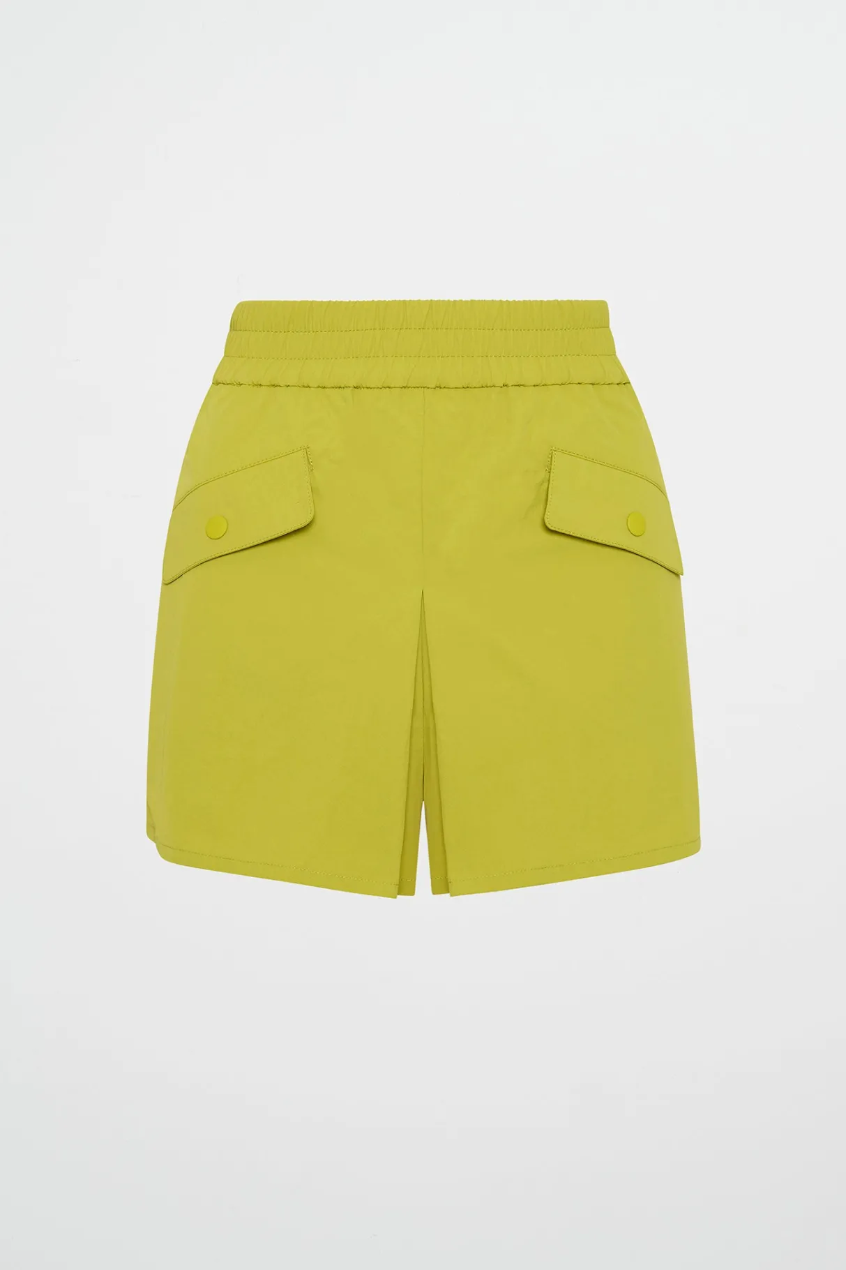 pleated_spray_mini_short__1.webp Store Aje ATHLETICA Pleated Spray Mini Short 648 Solar Blaze