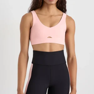 Shop Aje ATHLETICA Plunge Sports Bra 337 Millenial Pink