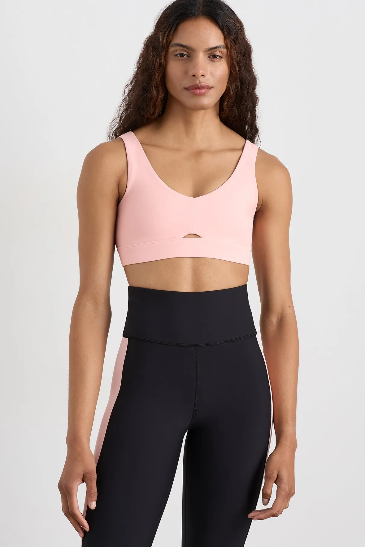 plunge_sports_bra__0-2.webp Shop Aje ATHLETICA Plunge Sports Bra 337 Millenial Pink