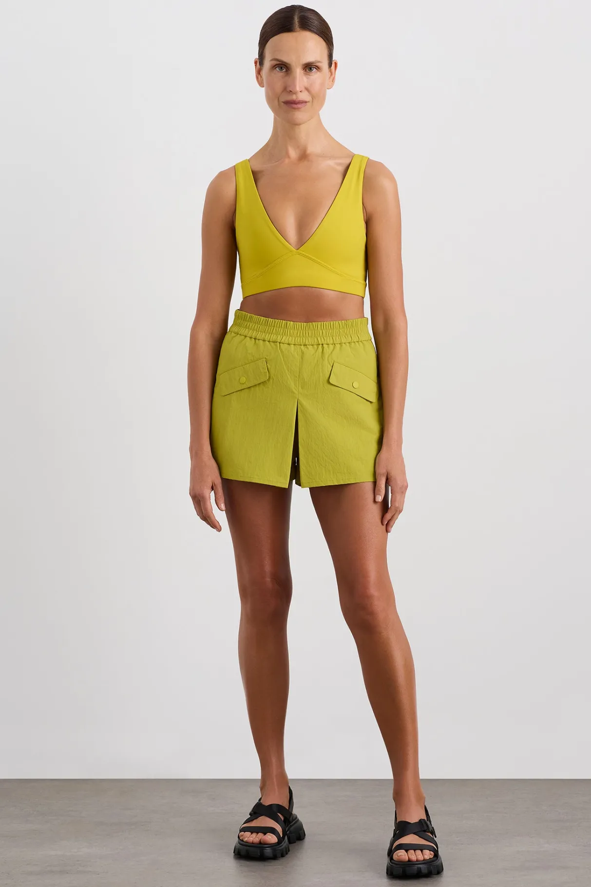 plunge_sports_bra__2.webp Shop Aje ATHLETICA Plunge Sports Bra 337 Solar Blaze