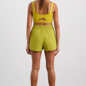 Shop Aje ATHLETICA Plunge Sports Bra 337 Solar Blaze