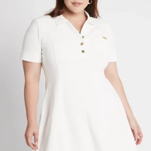 Store Aje ATHLETICA Polo Tennis Mini Dress 806 White